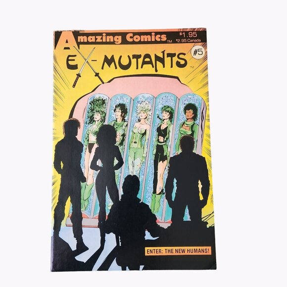 Amazing Comics Ex-Mutants #5 1987 Comic Book Collector Bagged Boarded - Picture 1 of 2